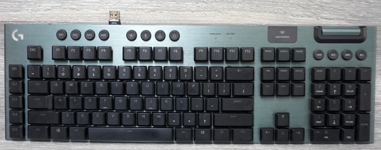 Logitech - G915 Full-size Wireless Tactile Mechanical Keyboard