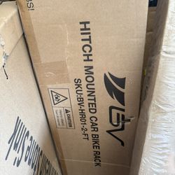 BV 2 Bike Hitch Mount Rack Carrier for Fat Tire | BV-HR01-2-FT