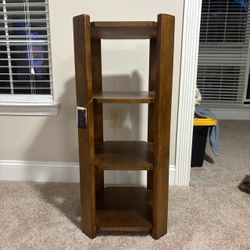4-Tier Wooden Freestanding Shelf Unit