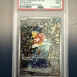 Magikarp #203 PSA 9 Pokemon Paldea Evolved