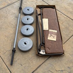 Weights And Sunbeam New Bench