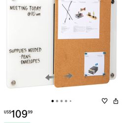 Mind Reader Dry Erase Glass Slate