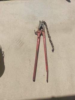 Wheeler-Rex 590-6 Manual Chain Soil Pipe Cutter for 1½"–6" Cast Iron, 