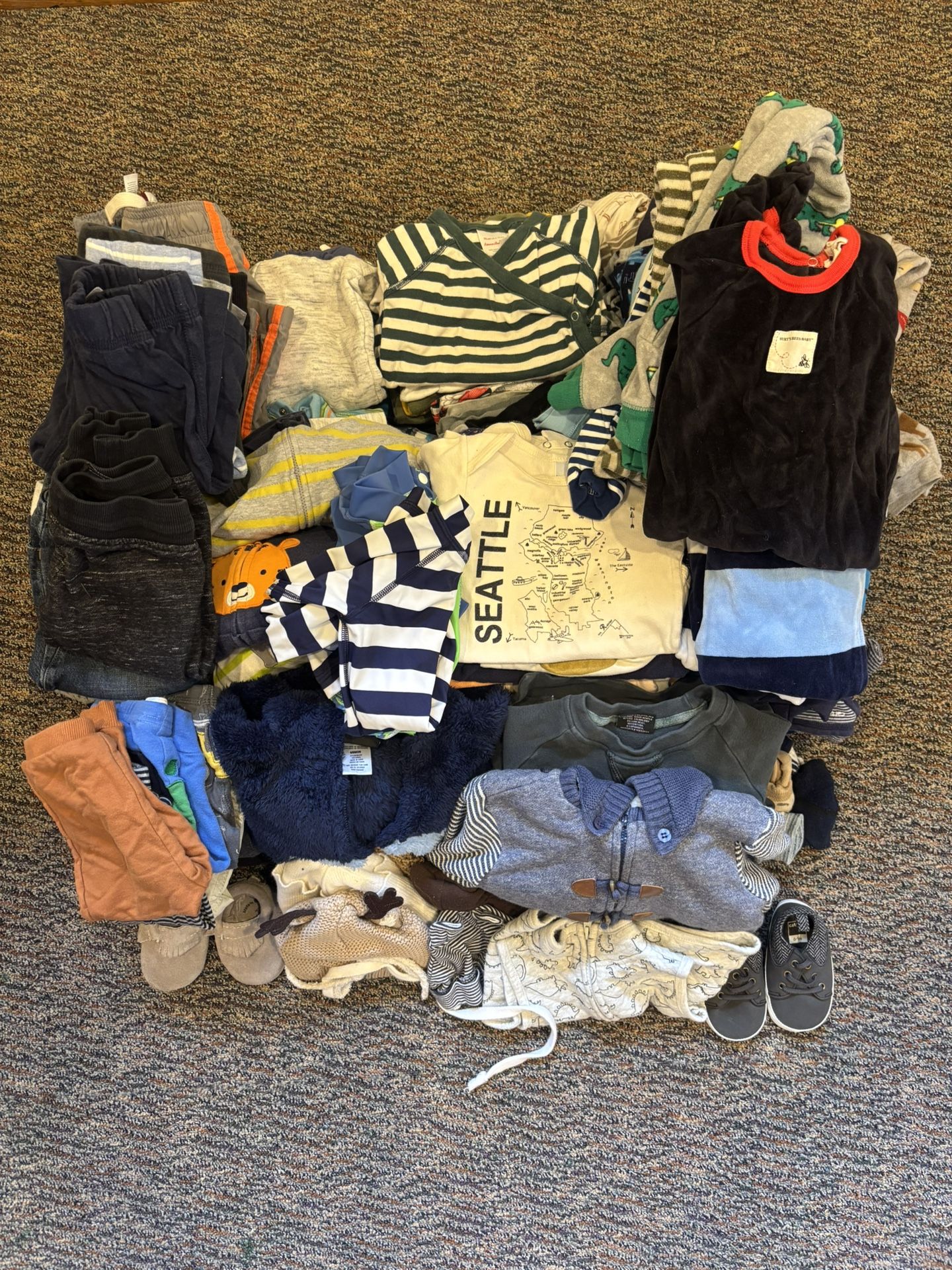 Complete 6–12 Month Baby Clothes Bundle – Full Wardrobe!