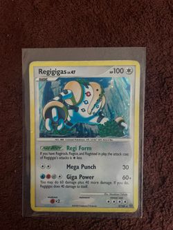 pokemon 2008 regigigas 9/100 holo