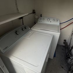 Whirlpool washer and dryer