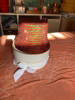Hat Red & Green Stripes