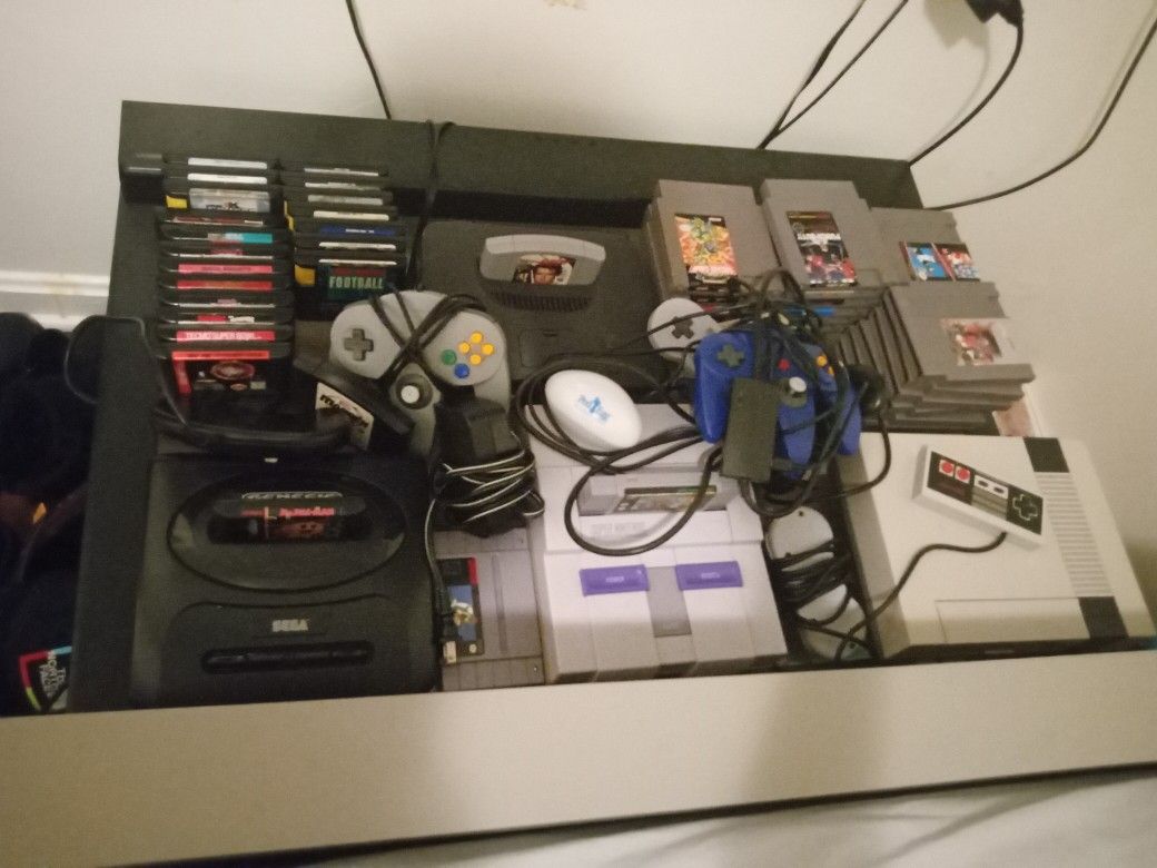 All Time Classic Video Game System  With Games