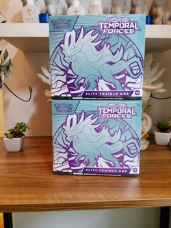 2x Pokemon SV05: Temporal Forces [Walking Wake] ETBs (1 has a small tear)