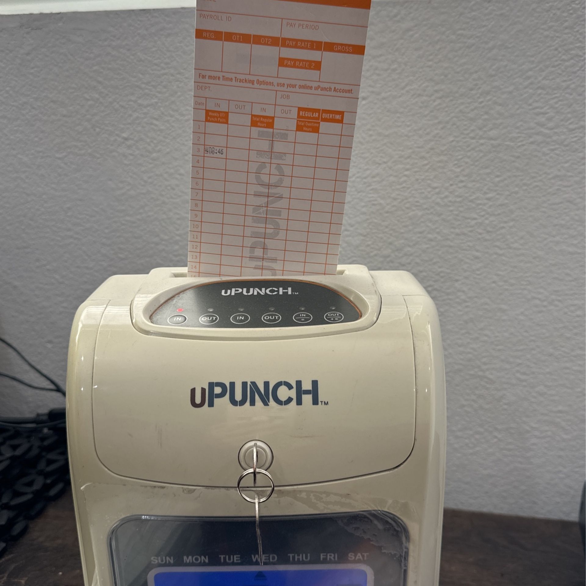 U Punch Time Card Machine for Sale in Cypress, CA OfferUp