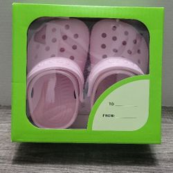 Crocs Littles Pink Milk Toddler Clogs