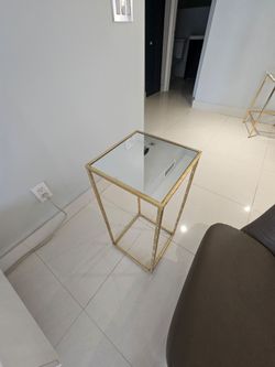 Cristal gold table