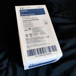 Curity® Non-woven, 3-ply, 4"x4" All Purpose Sponges 200ct