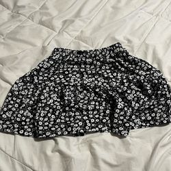 Black Girls Polka Dot Skirt