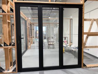 Aluminum Folding Door, 96" x 80"