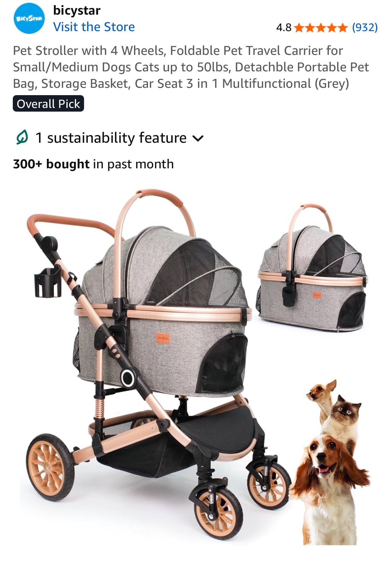 New Pet Stroller