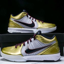 NEW NIKE KOBE PROTRO 4 "GOLD MEDAL" W/ORG BOX AND RECEIPT MEN'S SIZE 9.5 $270