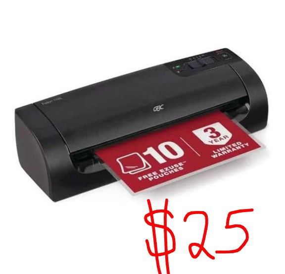 FUSION THERMAL LAMINATOR - 1100L =$30$ (Reg. $64 @ Amazon)
