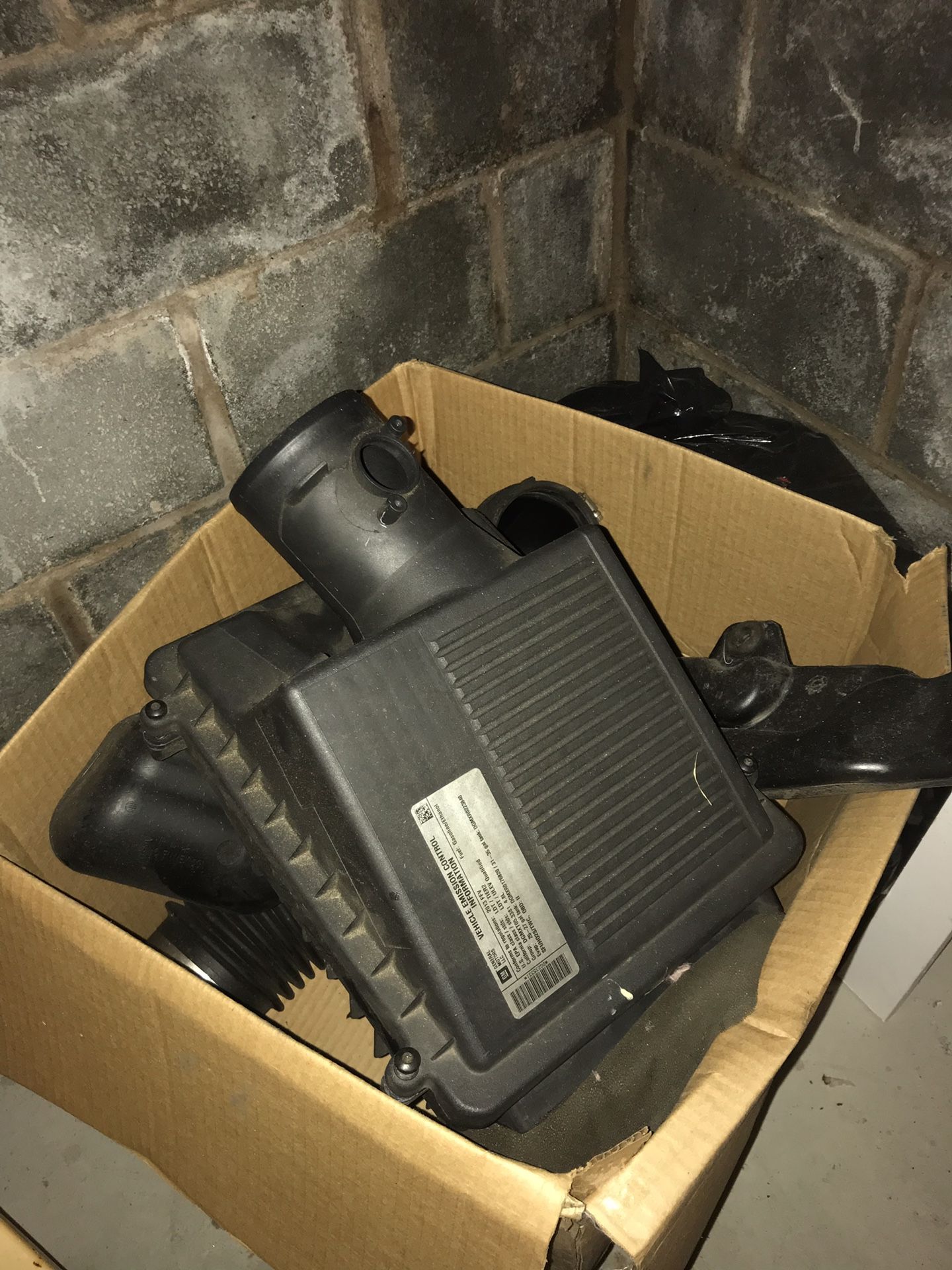 Factory air intake unit with filter