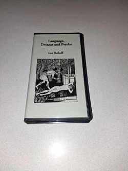 EXTREMELY RARE VINTAGE 1992 LANGUAGE, DREAMS AND PSYCHE BY LEO ROLOFF 5 TAPE AUDIO CASSETTE BOOK