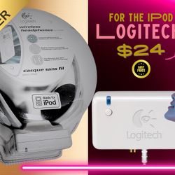 Logitech Wireless Headphones For iPod/ Model (contact info removed) Sealed.