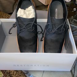 Restoration two tone dress shoes