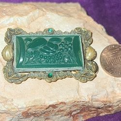 Victorian Green pendant/pin
