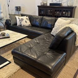Leather Sectional