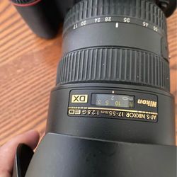Nikon D300 and lens