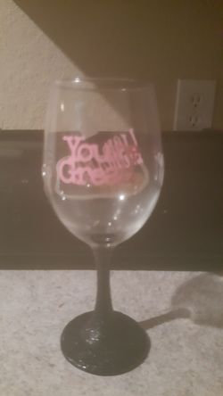 PERSONALIZED WINE GLASS