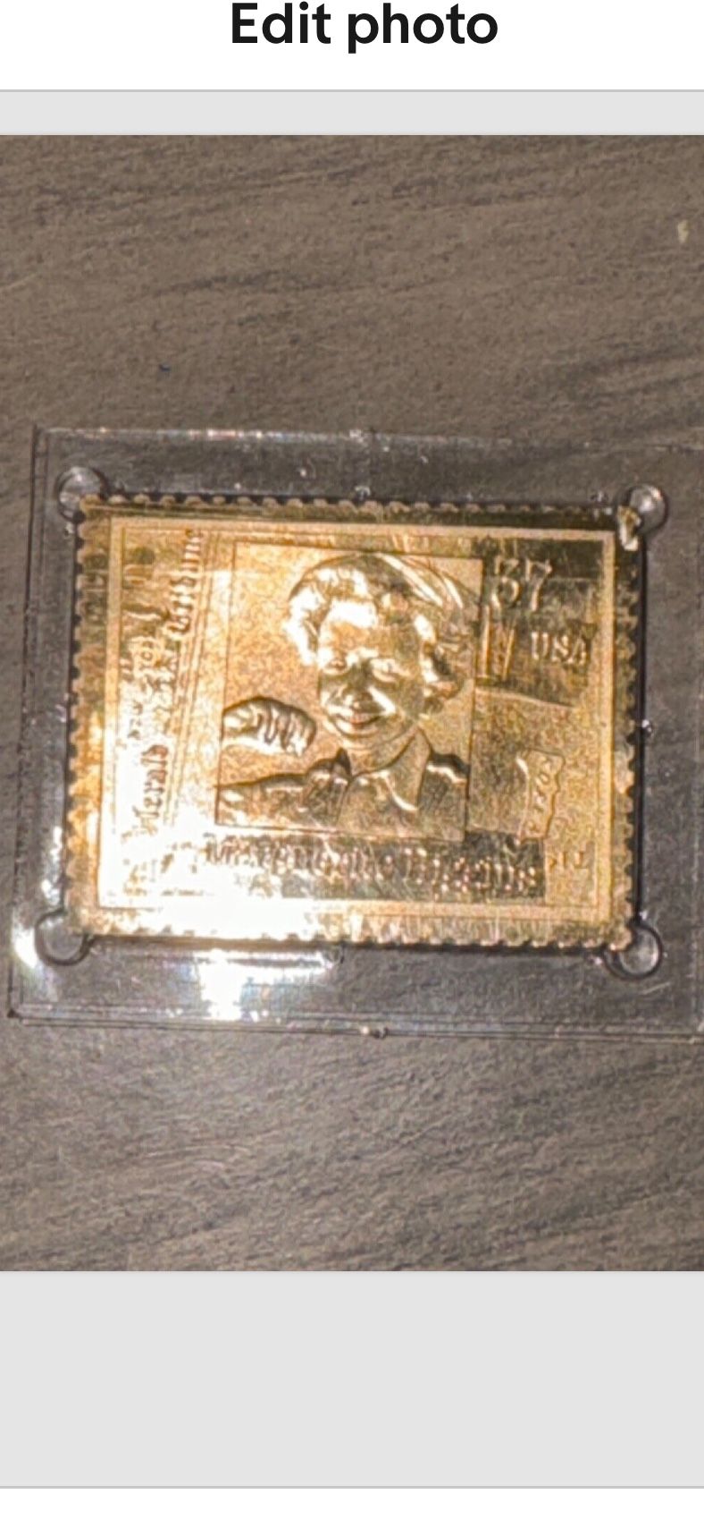 Collectible / Gold Postage Stamp
