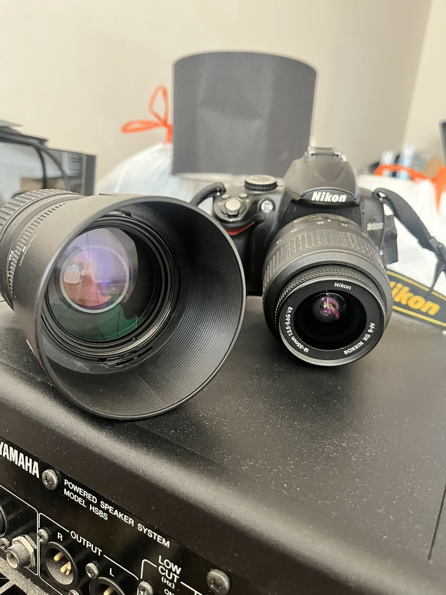 Nikon 5D With Extra lens