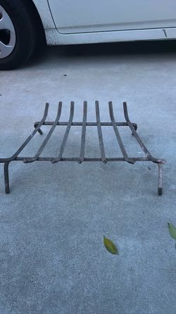 Cast iron log holder