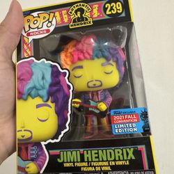 Jimi Hendrix (2021 Fall Convention) Rare Funko Pop 