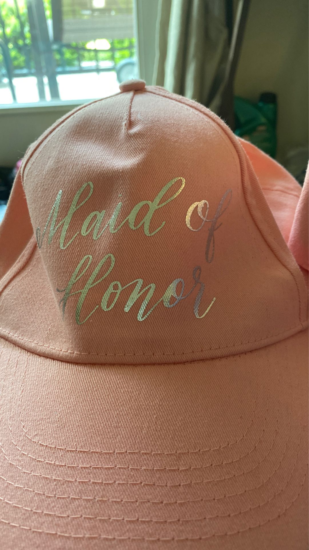 Pink Maid of Honor hats