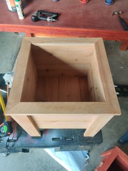 Wooden planter