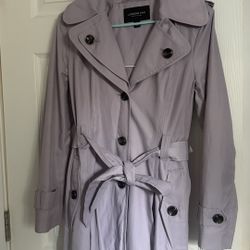 London Fog Trench Coat Woman S , Lavender 
