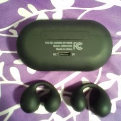 Bass Jaxx Bluetooth Open Ear Wireless Ear Cuff Headphones 