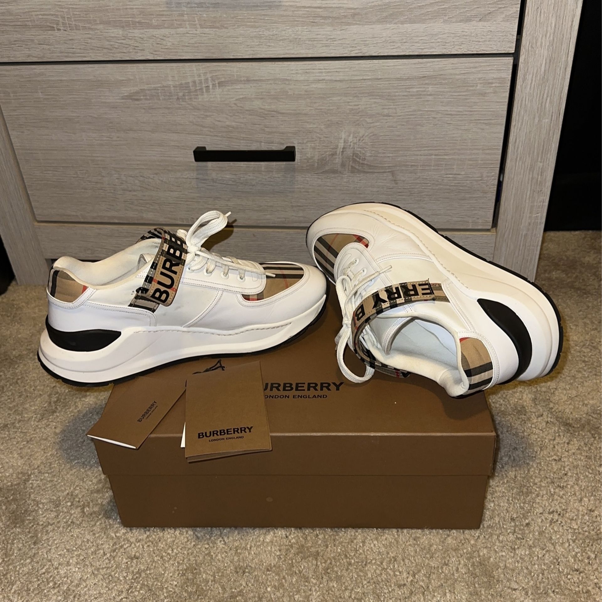 Authentic Burberry Low Top Sneakers