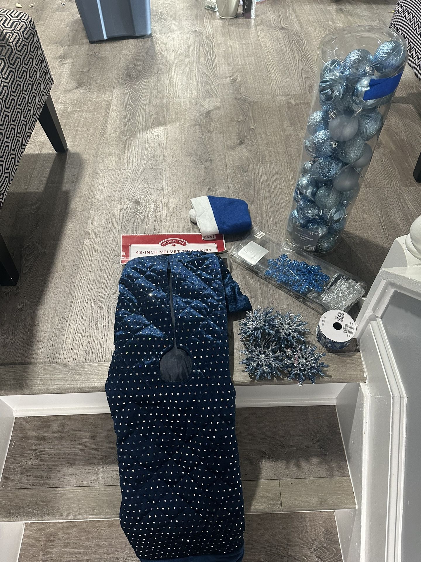 Blue Christmas Tree Decoration 