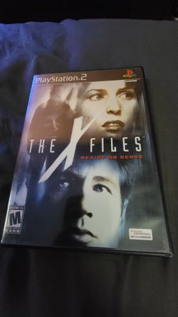 The X Files Resist Or Serve PlayStation 2  Game Complete In Box 