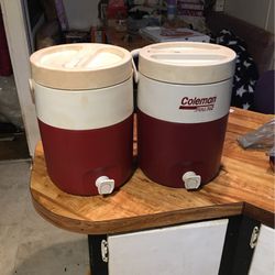 Coleman coolers.  $6.00. Each 