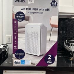 Winix Air Purifier With WiFi 4 Stage Filtration With 2 Hepa Filters