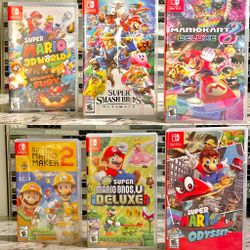 Super Mario Games Nintendo Switch 