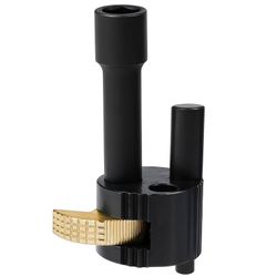 97258 Tub Drain Removal Tool, Multi-Scene Extraction Tool, Golden Extractor for Tub Drain Plumbing Repairs, for Use with 3/8" Drive Ratchet Wrenches, 