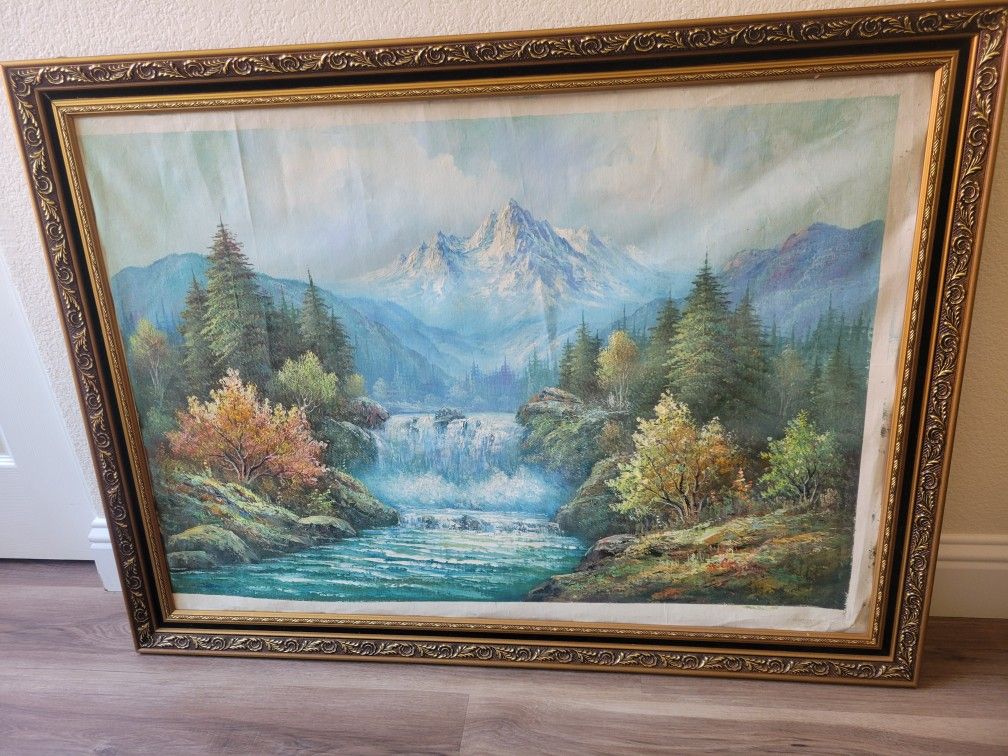 River Runs Through Painting