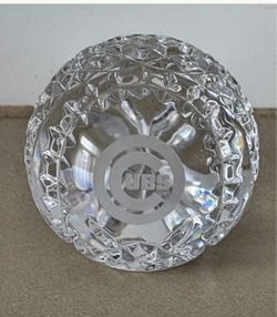 Waterford Crystal Chicago Cubs Baseball – Original Box, MLB Licensed (2006)