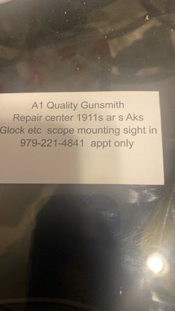 gunsmith services