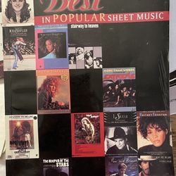 Popular Sheet Music for Piano/Vocal/Chords