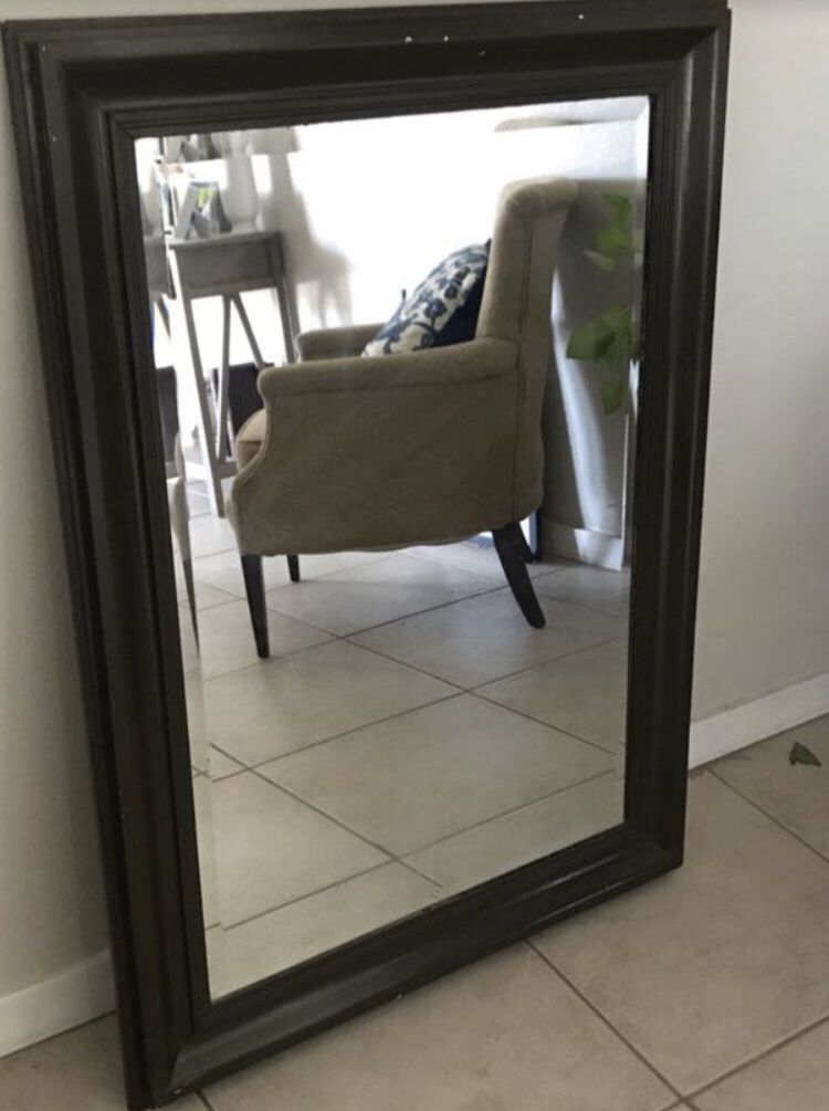 Large wall mirror 42” x 31”